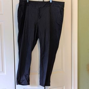 Loft Girlfriend Chino, Gray, 22W